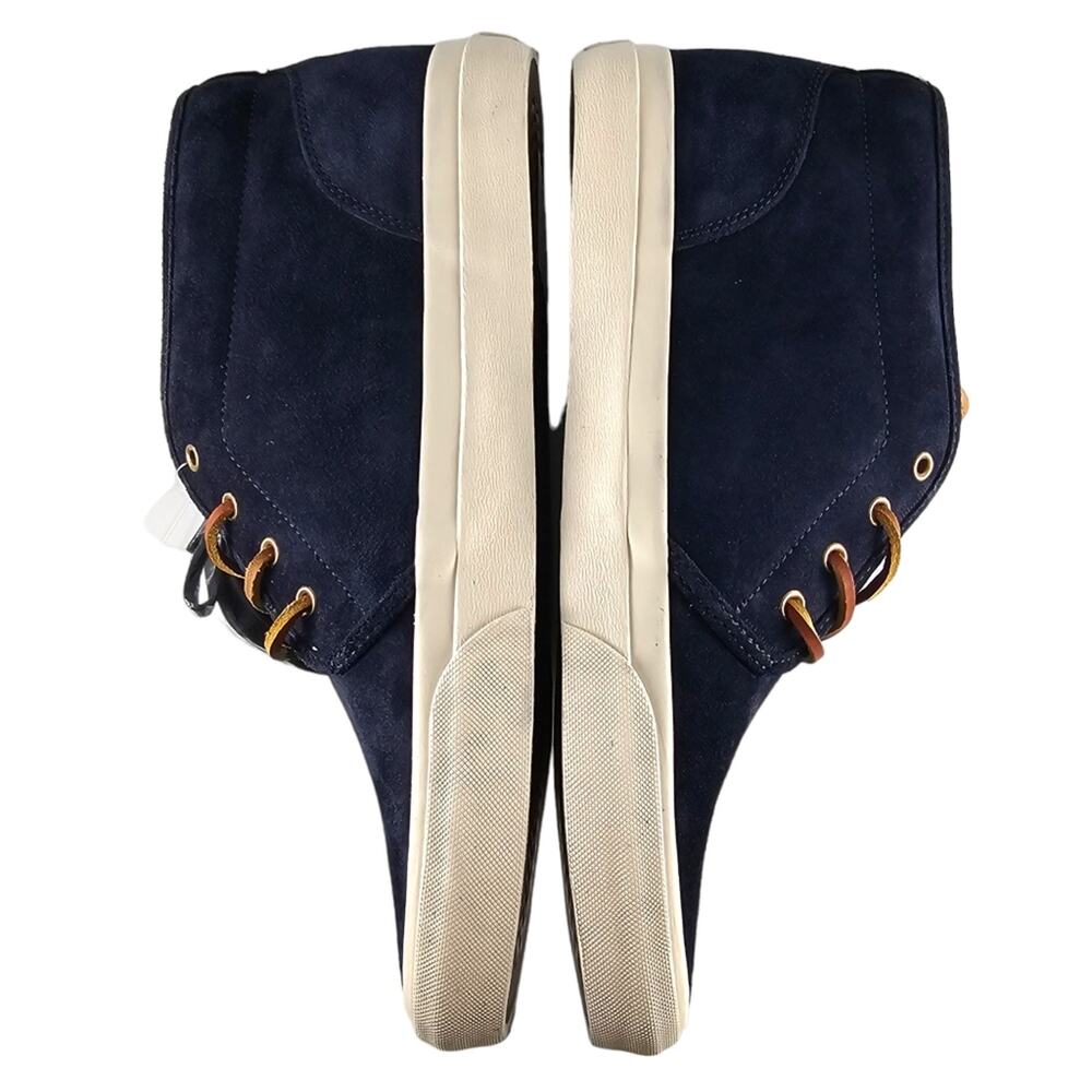 NWOT Polo Ralph Lauren Shoes Mens Size 13 Chukka Boots Blue Suede Keaton - Picture 3 of 16